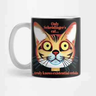 Schrodinger's cat existential crisis Mug